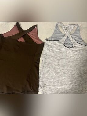 Lululemon Cross-Back Active Tank Top - Set of 2 - Size 6